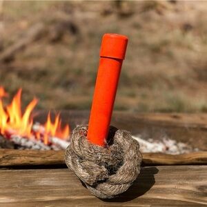 Hunter Orange Bugout Fire Starter
